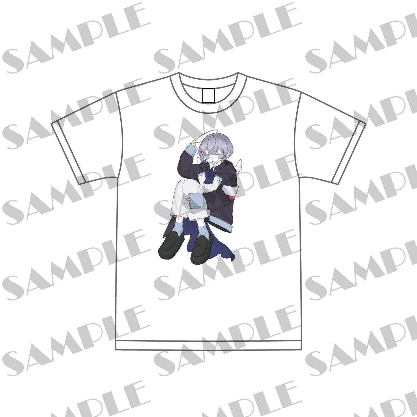 えんじぇりっくビッグTシャツ(ゆらねろ。1st Oneman Live『Angelic Syndrome』グッズ)