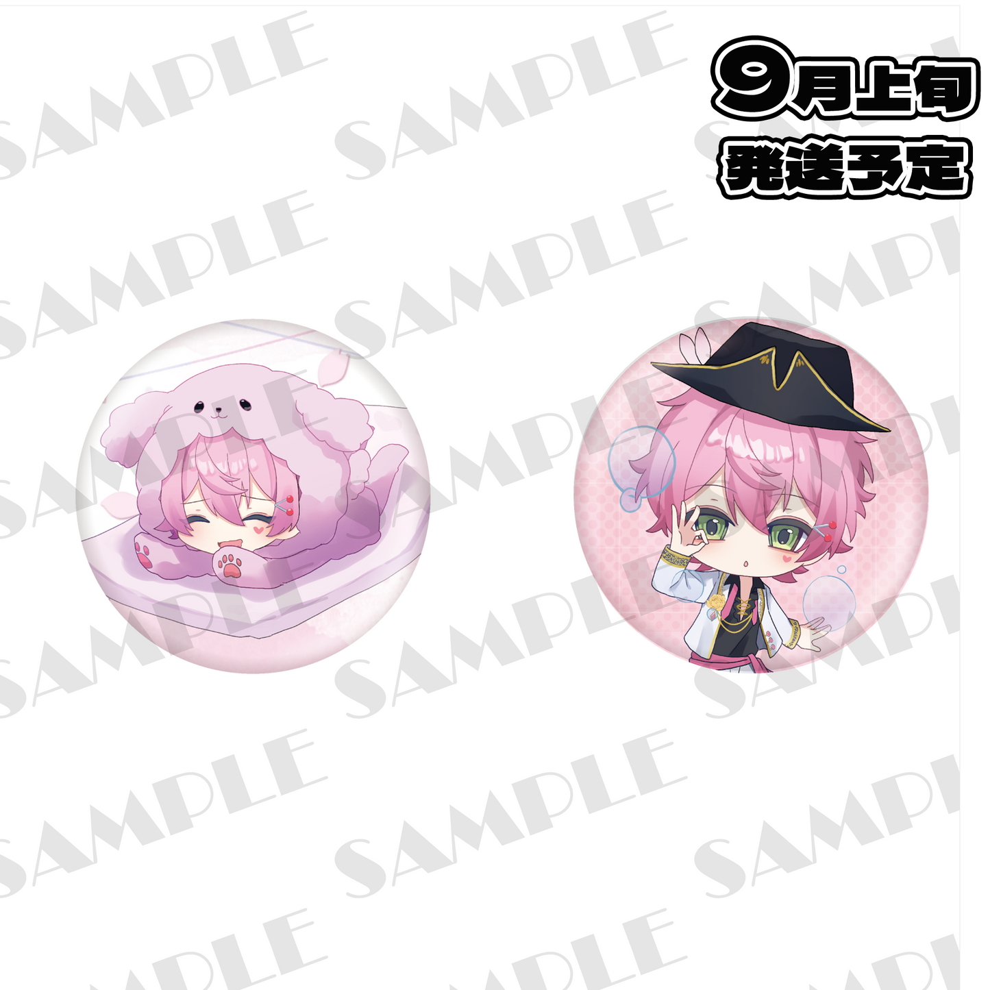 ふぇあぐら　ランダム缶バッジ （なちくん　Birthday Goods)